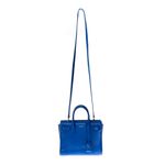 Bolsa-Saint-Laurent-Sac-De-Jour-Nano-Couro-Azul-Royal