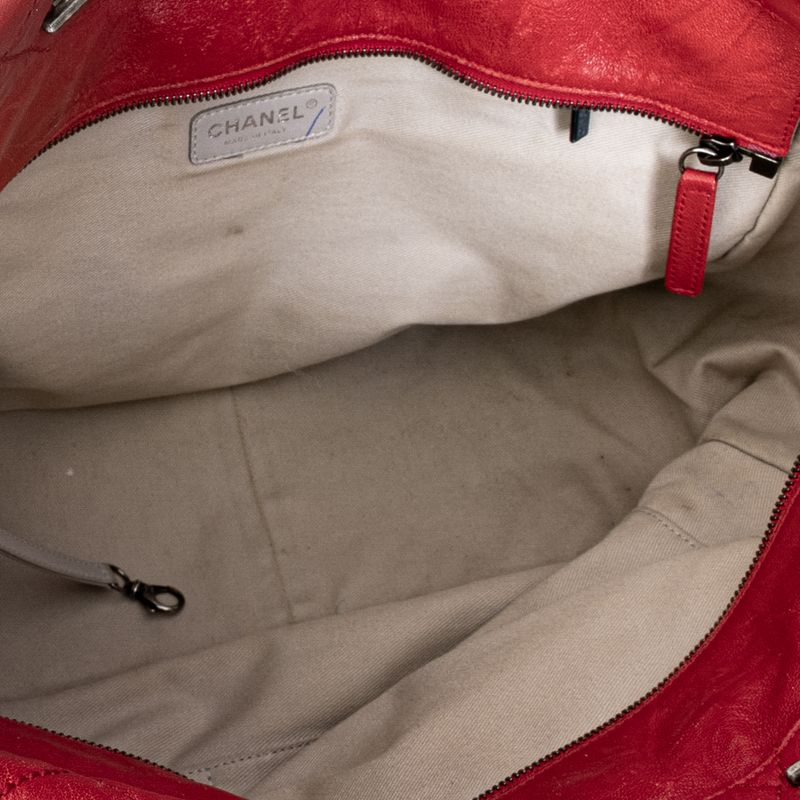 Bolsa-Chanel-Couro-Vermelho