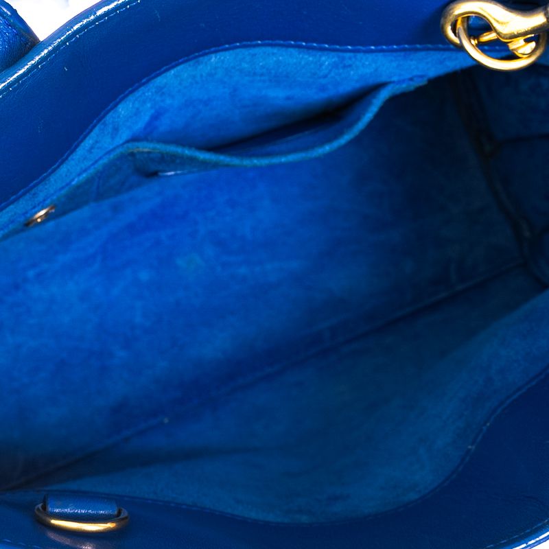 Bolsa-Saint-Laurent-Sac-De-Jour-Nano-Couro-Azul-Royal