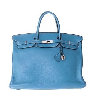 Bolsa Hermès Birkin 40 Azul