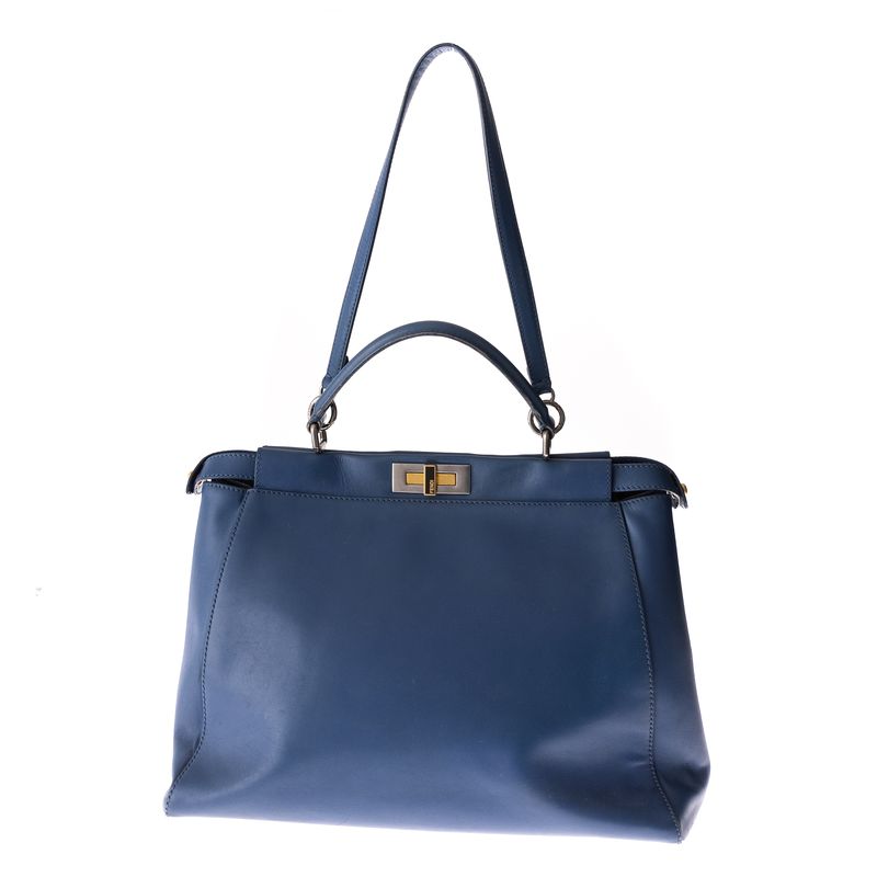 Bolsa-Fendi-Peekaboo-Couro-Azul