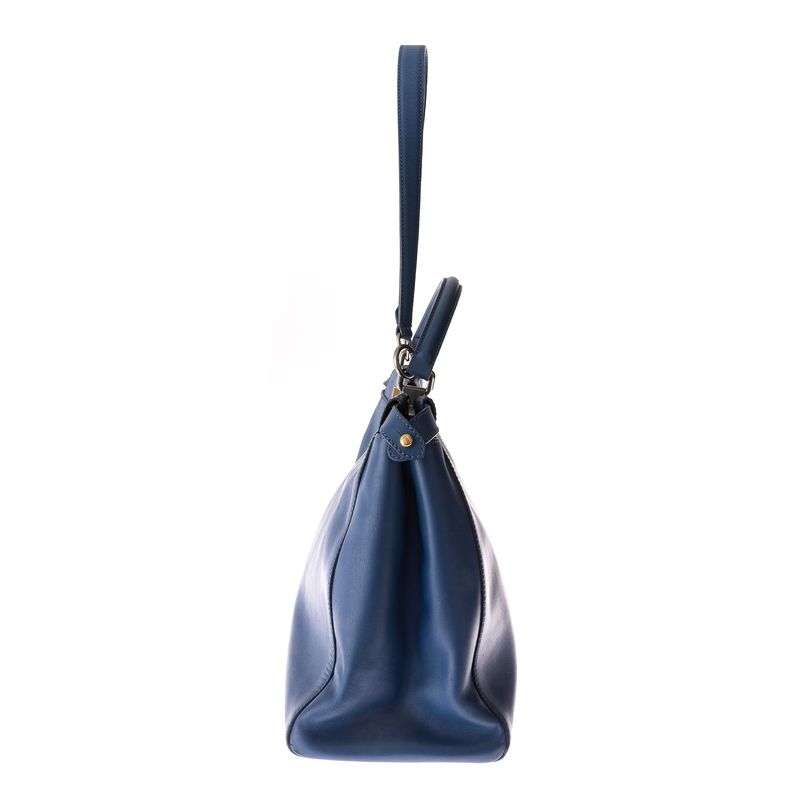 Bolsa-Fendi-Peekaboo-Couro-Azul