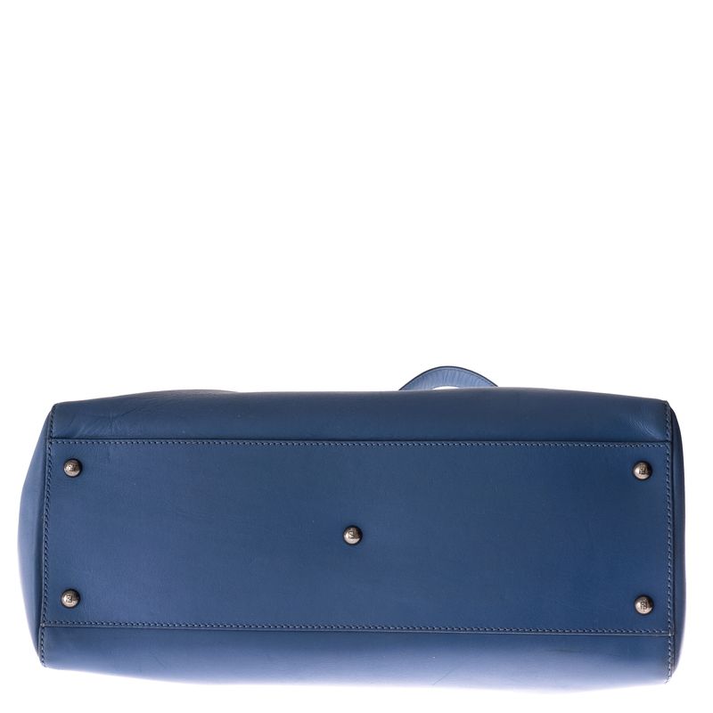 Bolsa-Fendi-Peekaboo-Couro-Azul