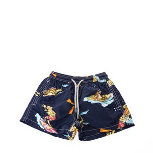 Bermuda Infantil Vilebrequin Azul Marinho Sapo