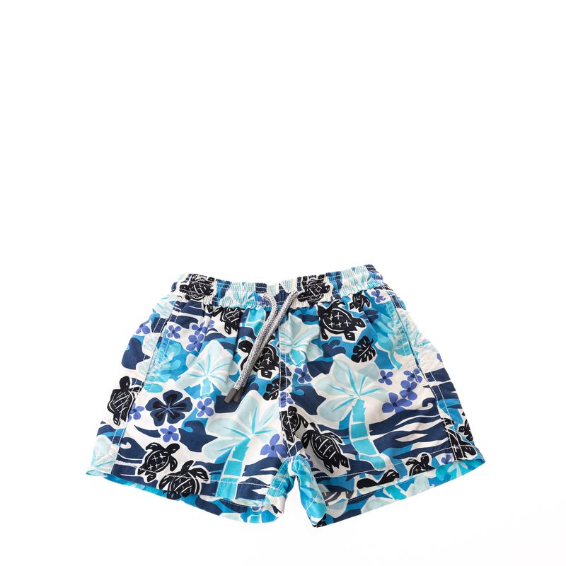 Bermuda-Infantil-Vilebrequin-Azul-e-Branco-Tartarugas