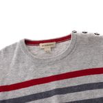 Sueter-Infantil-Burberry-Cinza-e-Vermelho