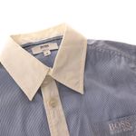 Camisa-Hugo-Boss-Infantil-Azul-e-Branco