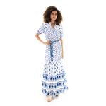 Vestido-Mixed-Longo-Estampa-Azul-com-Cinto