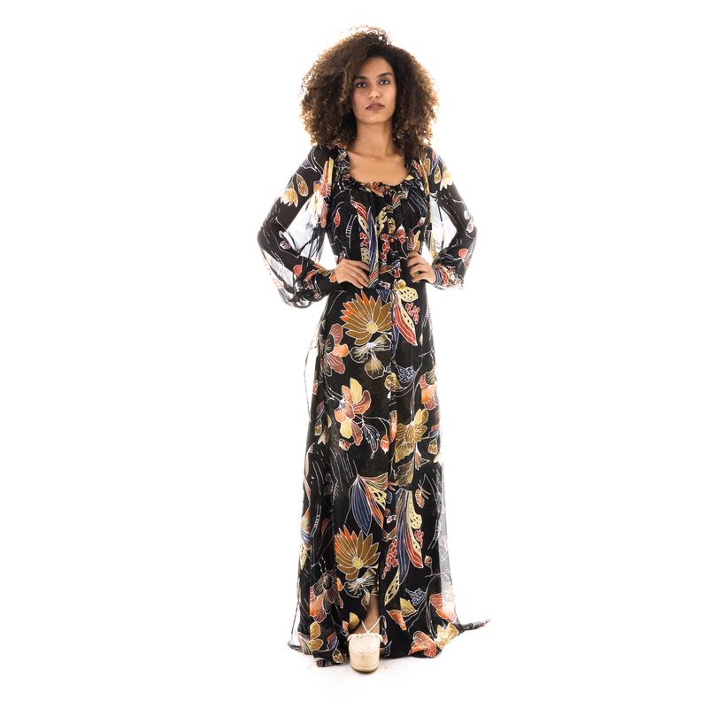 Vestido-Wai-Wai-e-Betina-de-Luca-Preto-Estampado