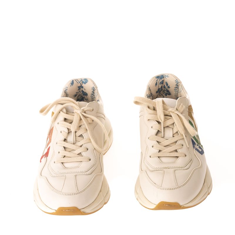 Tenis-Gucci-Rhyton-Couro-Branco