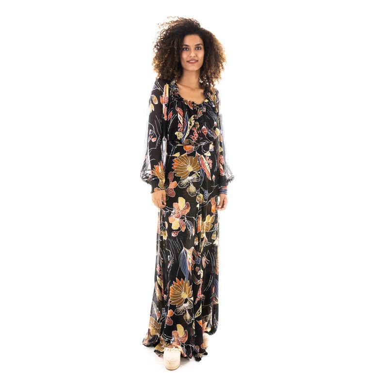 Vestido-Wai-Wai-e-Betina-de-Luca-Preto-Estampado
