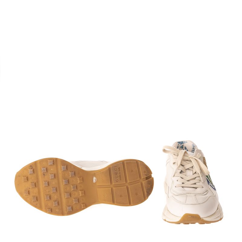 Tenis-Gucci-Rhyton-Couro-Branco