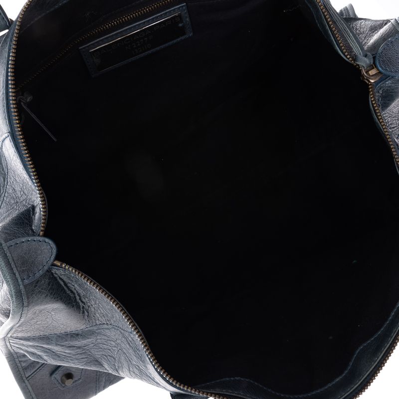 Bolsa-Balenciaga-Work-Couro-Azul-Petroleo
