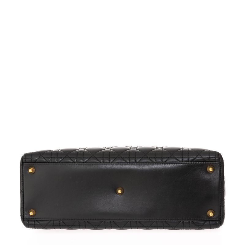 Bolsa-Christian-Dior-Lady-Dior-Couro-Preto