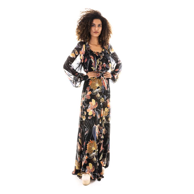 Vestido-Wai-Wai-e-Betina-de-Luca-Preto-Estampado