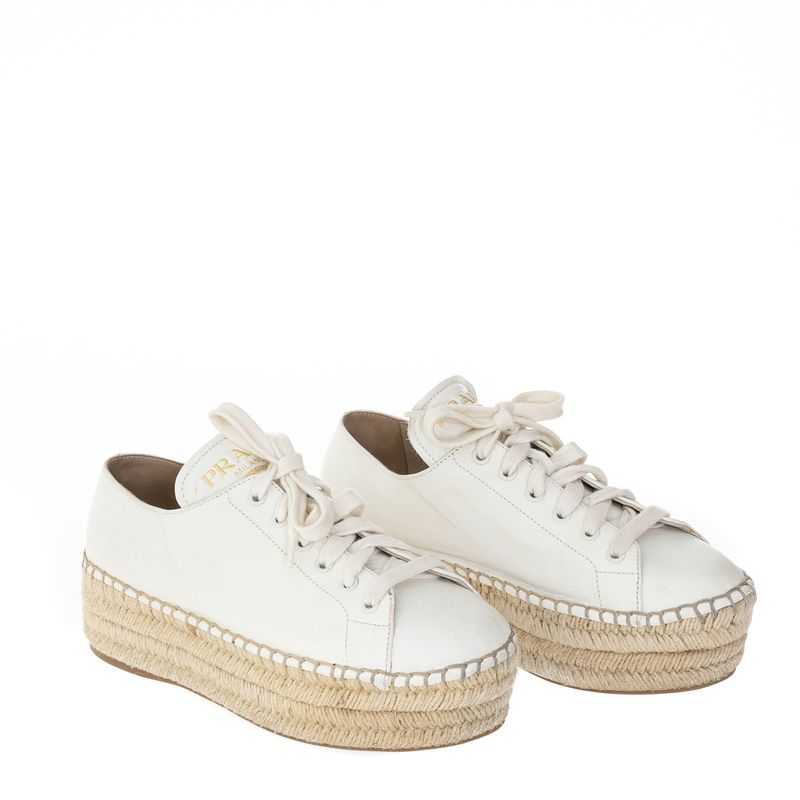 Spadrille-Prada-Couro-Branco