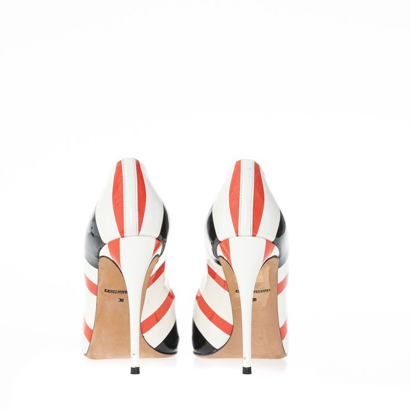 Peep-Toe-Dolce-Gabbana-Verniz-Tricolor