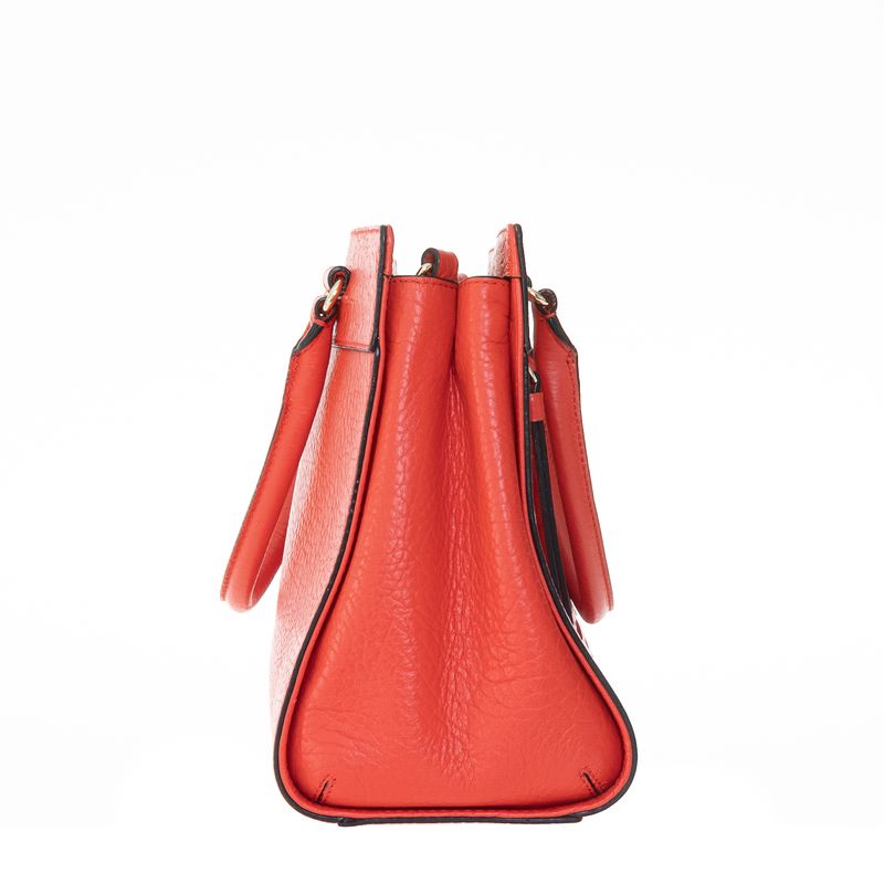 Bolsa-Kate-Spade-Couro-Coral-Recortes-Circulares