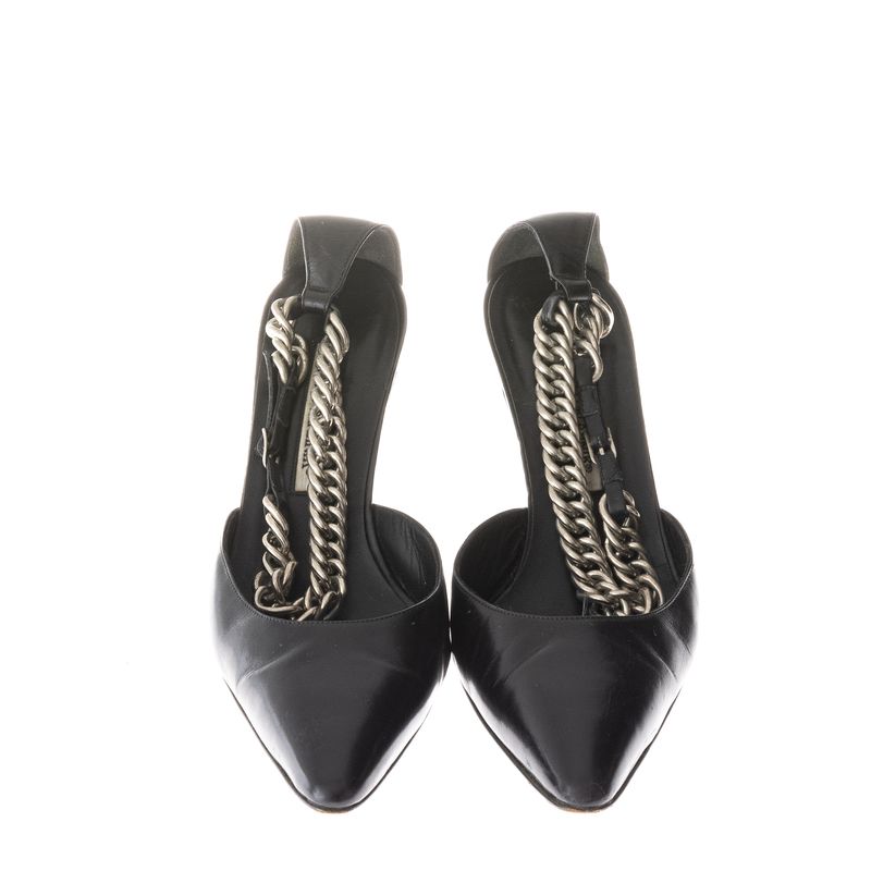 Sapato-Manolo-Blahnik-Preto-com-Corrente