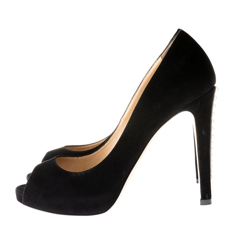 Peep-Toe-Valentino-Rockstud-Camurca-Preto