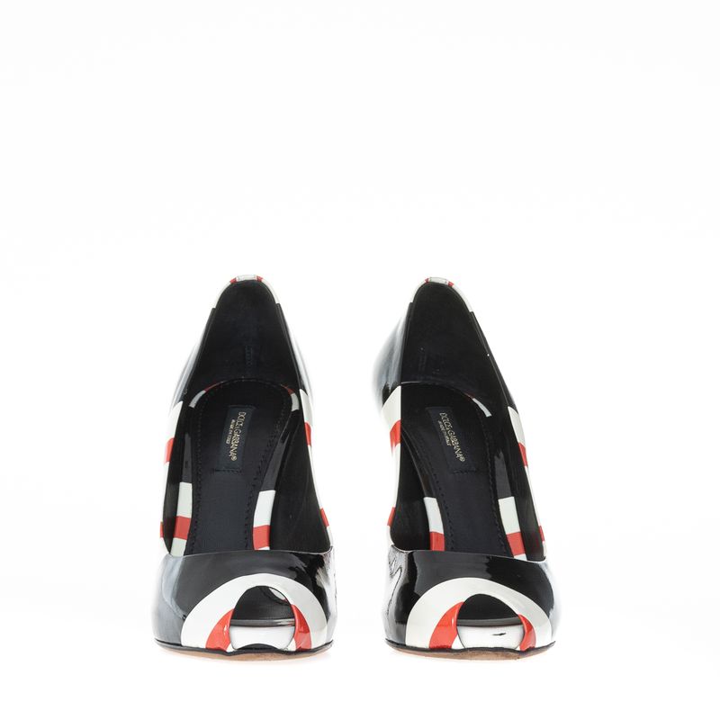 Peep-Toe-Dolce-Gabbana-Verniz-Tricolor