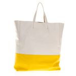 Bolsa-Celine-Cabas-Branco-e-Amarelo