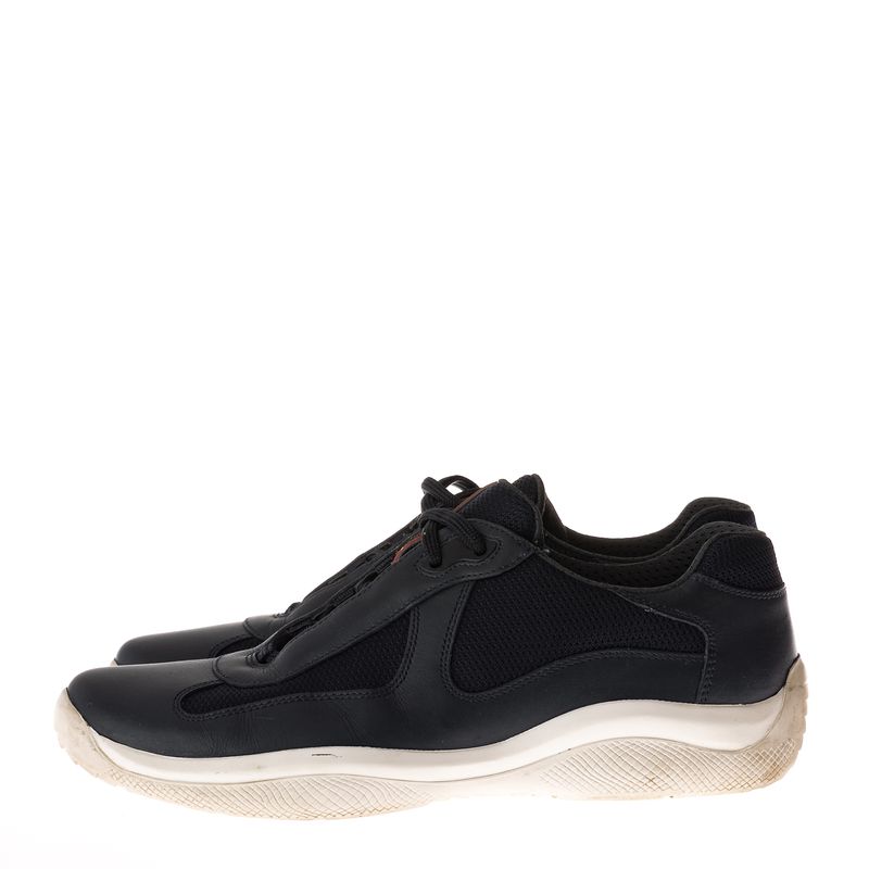 Tenis-Prada-America-s-Cup-Couro-Azul-Escuro