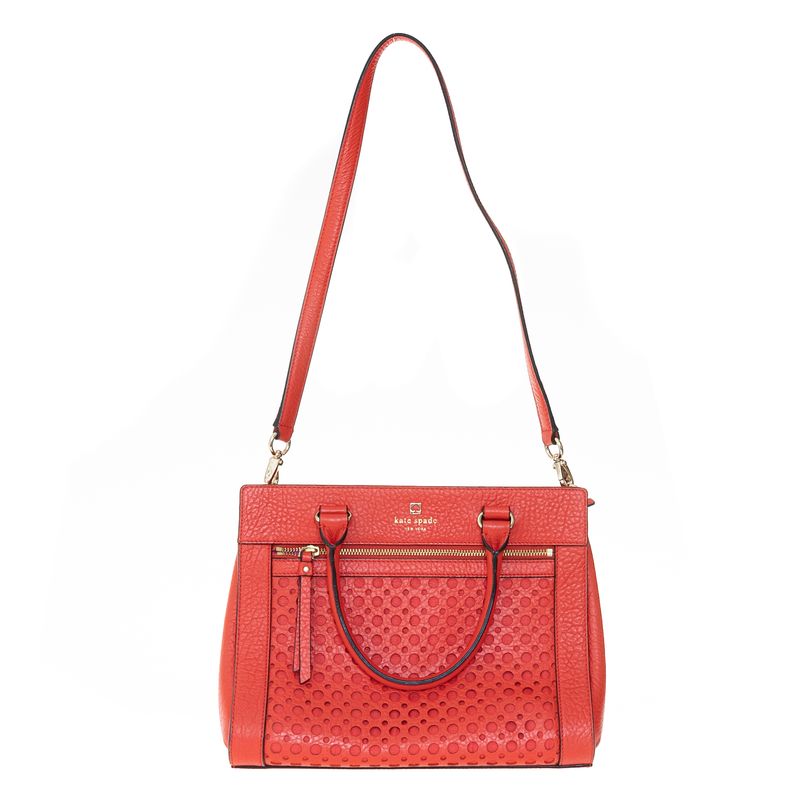 Bolsa-Kate-Spade-Couro-Coral-Recortes-Circulares