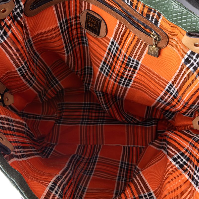 Bolsa-Jamin-Puech-Python-Verde