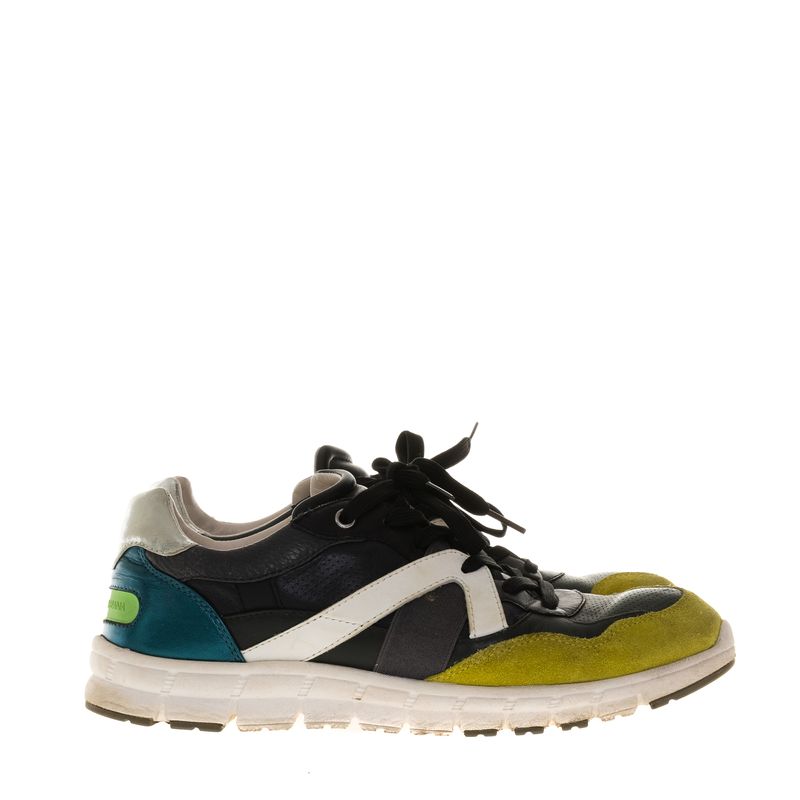 Tenis-Dolce---Gabbana-Verde-e-Preto