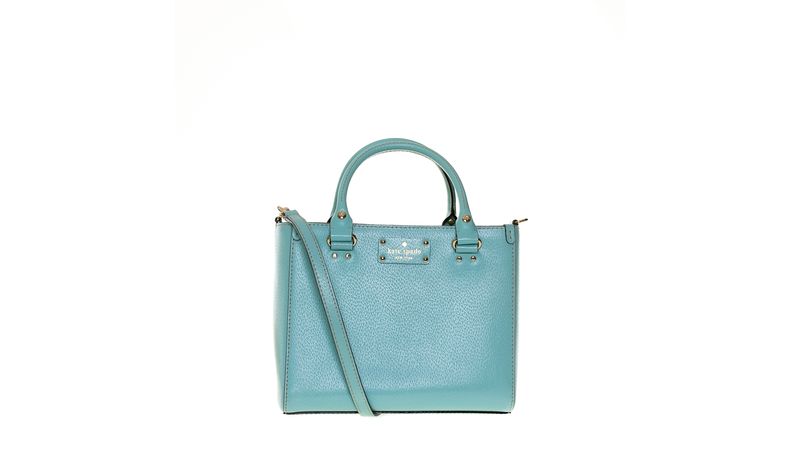 Bolsa Kate Spade Couro Azul Claro | Brechó de luxo - Prettynew