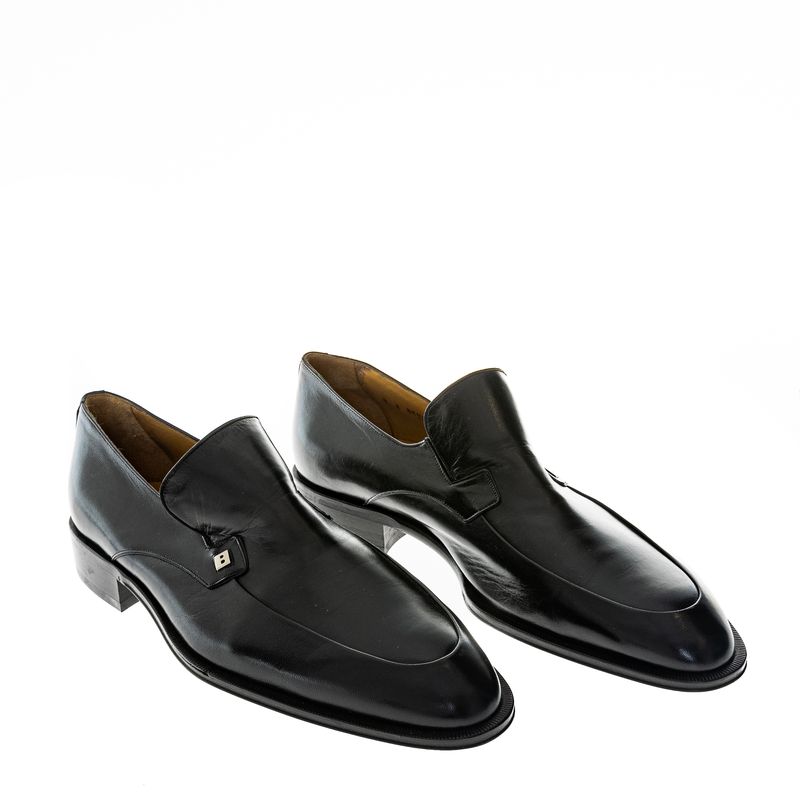 Sapato-Mocassim-Ballly-Couro-Preto