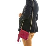 Bolsa-Gucci-Soho-Chain-Flap-Verniz-Rosa