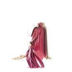 Bolsa-Gucci-Soho-Chain-Flap-Verniz-Rosa