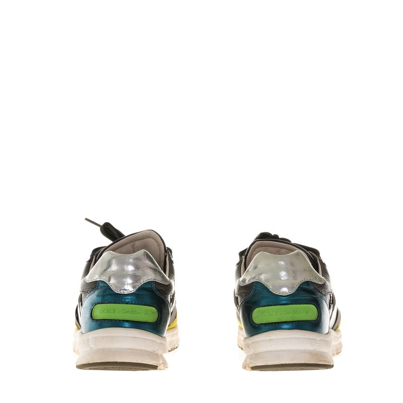 Tenis-Dolce---Gabbana-Verde-e-Preto