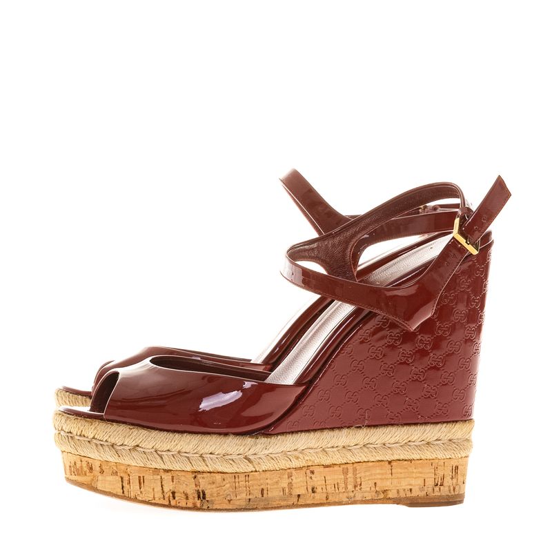 Sandalia-Anabela-Gucci-Hollie-Verniz-Vermelho