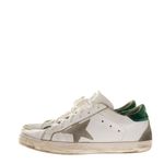 Tenis-Golden-Goose-Superstar-Branco-e-Verde