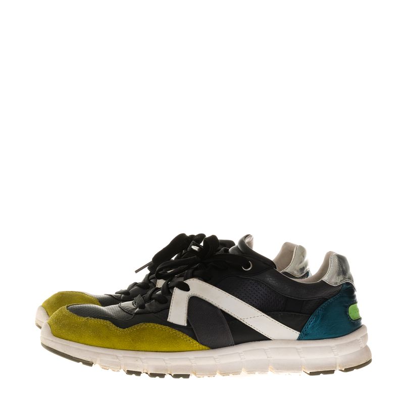 Tenis-Dolce---Gabbana-Verde-e-Preto