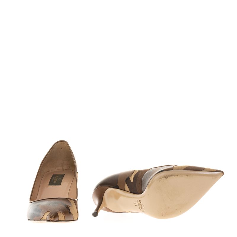 Scarpin-Valentino-Camuflado-Marrom