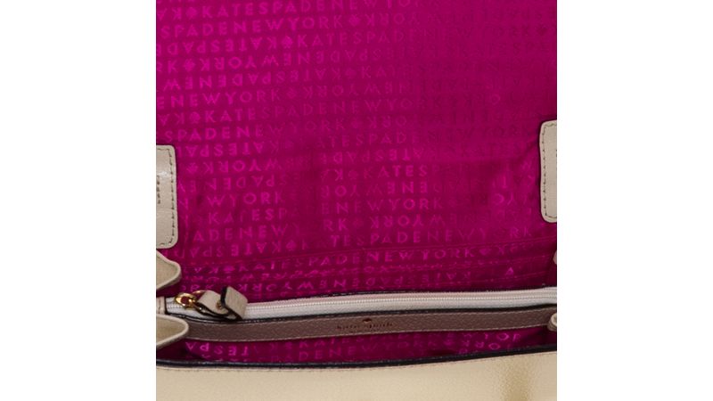 Bolsa Kate Spade Transversal Couro Branco | Brechó de luxo - Prettynew