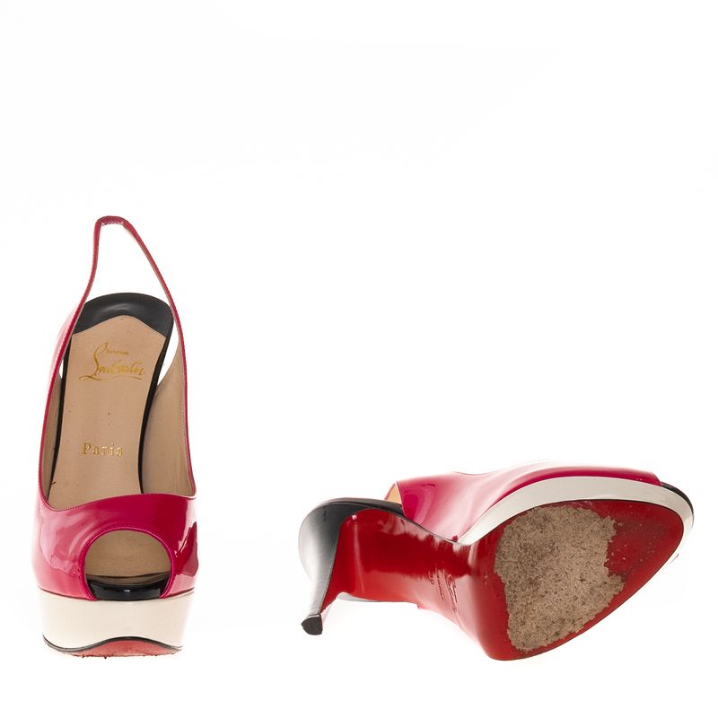 66693-Peep-Toe-Christian-Louboutin-Verniz-Magenta-e-Branco-5