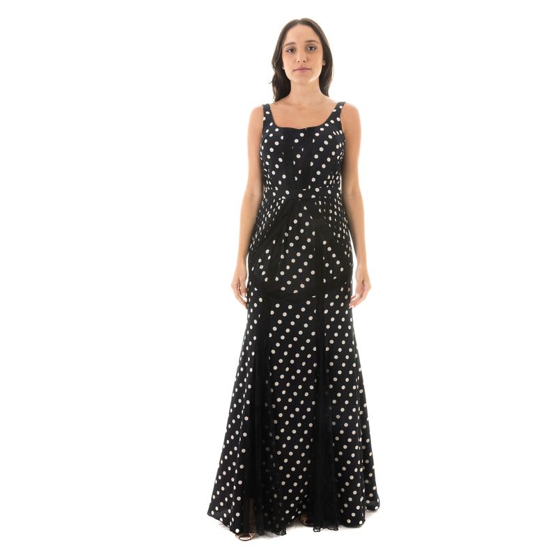 Vestido-Longo-Mixed-Pois