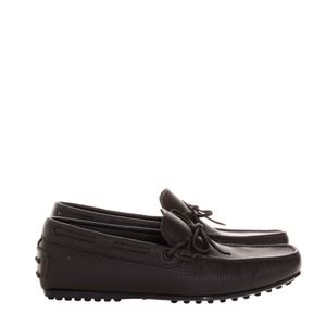 Mocassim Tods Couro Marrom com Laço