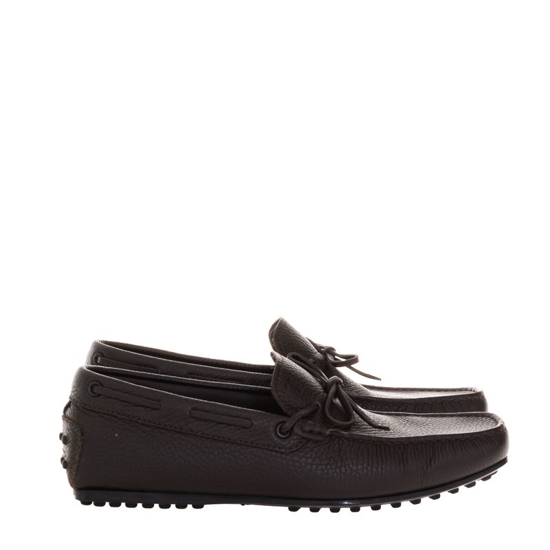 Mocassim-Tods-Couro-Marrom-com-Laco