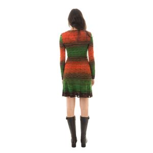 Vestido Missoni Laranja e Verde