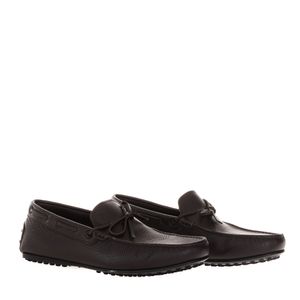 Mocassim Tods Couro Marrom com Laço