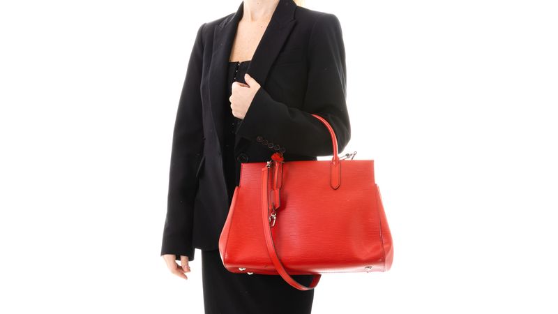 Louis Vuitton Epi Marly MM Coquelicot 