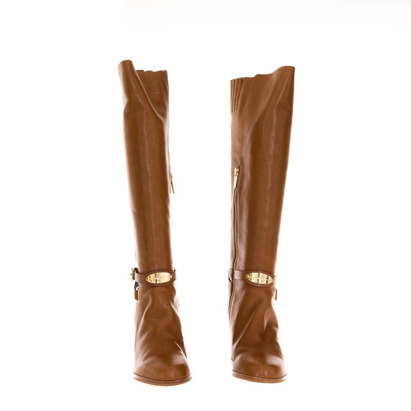 Bota-Michael-Kors-Cano-Alto-Caramelo