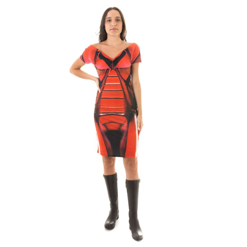 Vestido-Roberto-Cavalli-Curto-Estampa-Vermelha