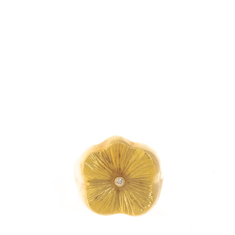 Anel-Stella-Guerra-Flor-Ouro